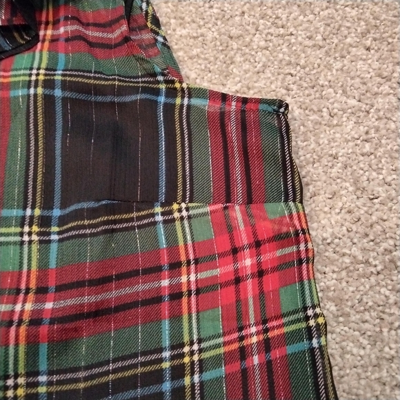 NWT Sz S JCrew Tartan Plaid Sleeveless Sheer Blouse - Picture 7 of 12